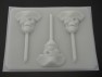 242sp Pirate Face Chocolate or Hard Candy Lollipop Mold